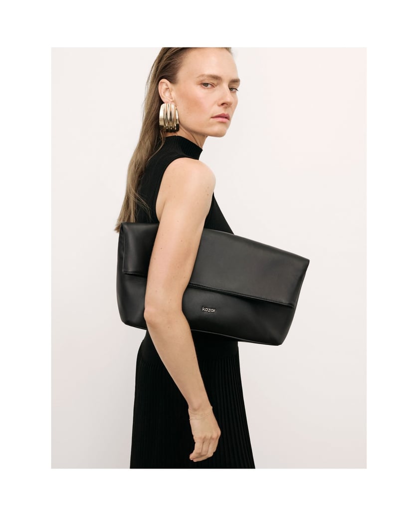 Kazar-Schwarze-Handtasche-mit-zwei-Tragemöglichkeiten-schwarz