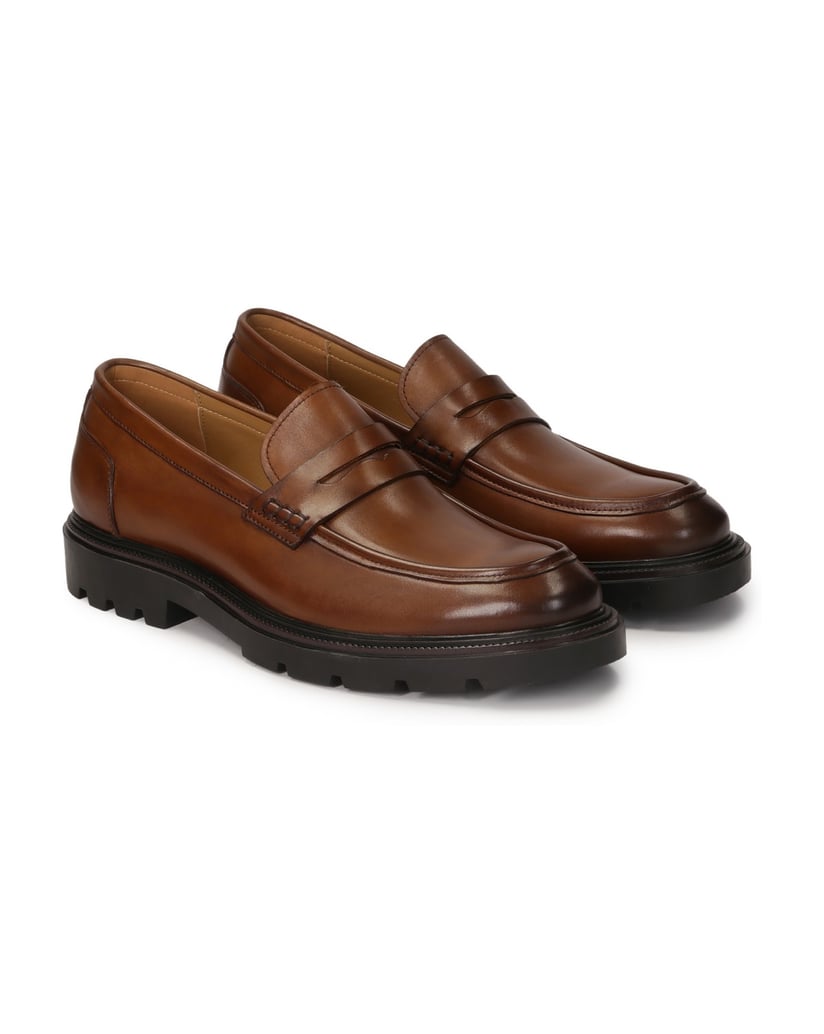 Kazar-Braune-Slipper-mit-dickerer-Sohle-braun