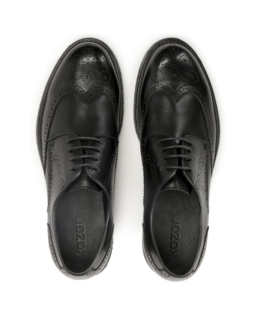 Kazar-Schwarze-Freizeitschuhe-mit-aufwändiger-Verzierung-schwarz