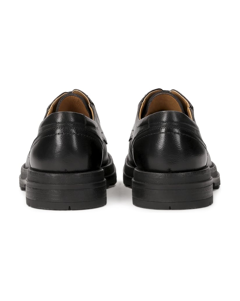 Kazar-Schwarze-Freizeitschuhe-aus-Leder-schwarz