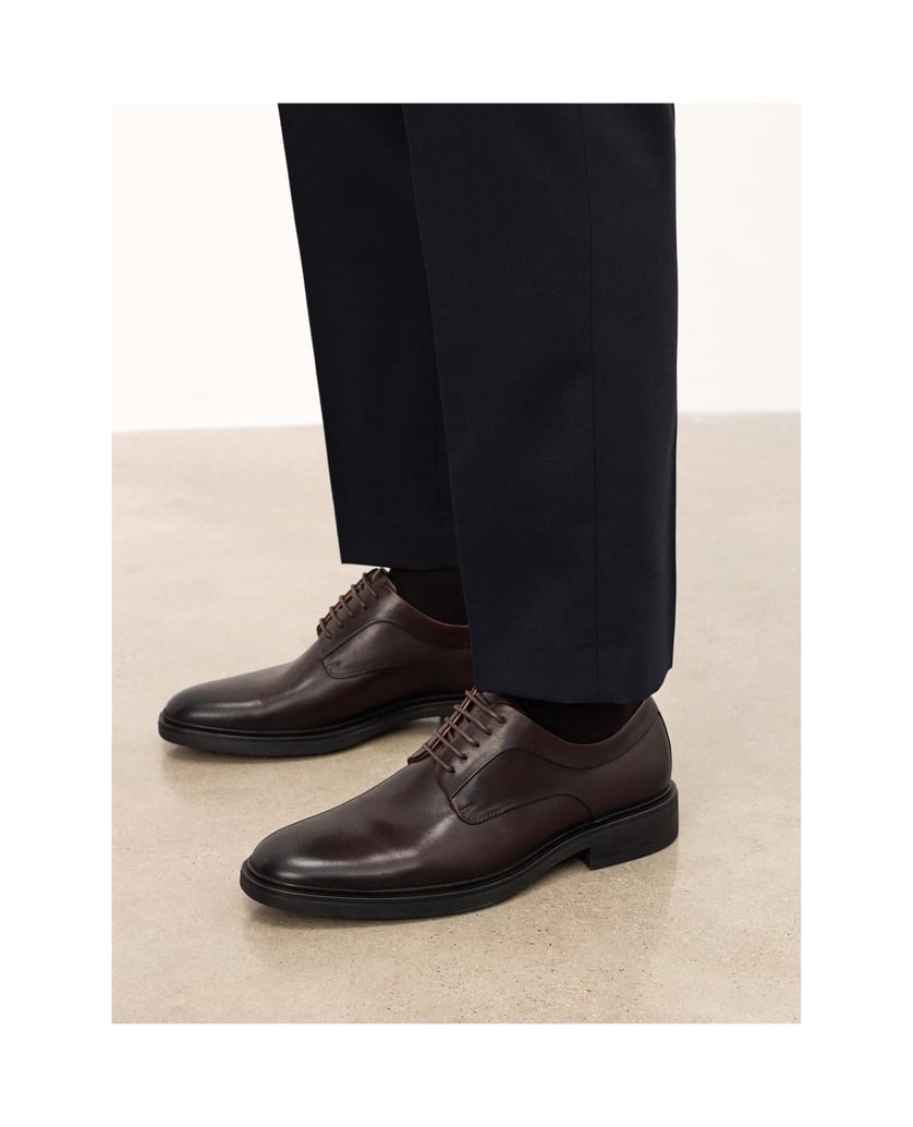 Kazar-Zeitlose-braune-Derby-Schuhe-braun