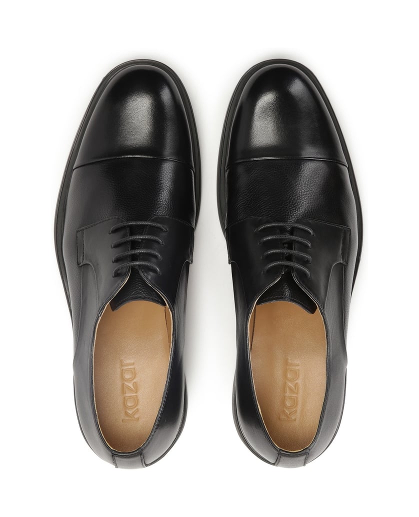 Kazar-Schwarze-Schuhe-mit-überlappenden-Zehen-schwarz