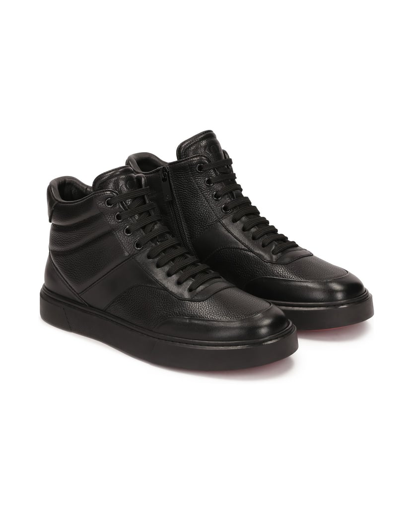 Kazar-Schwarze-Turnschuhe-mit-hohem-Schaft-schwarz