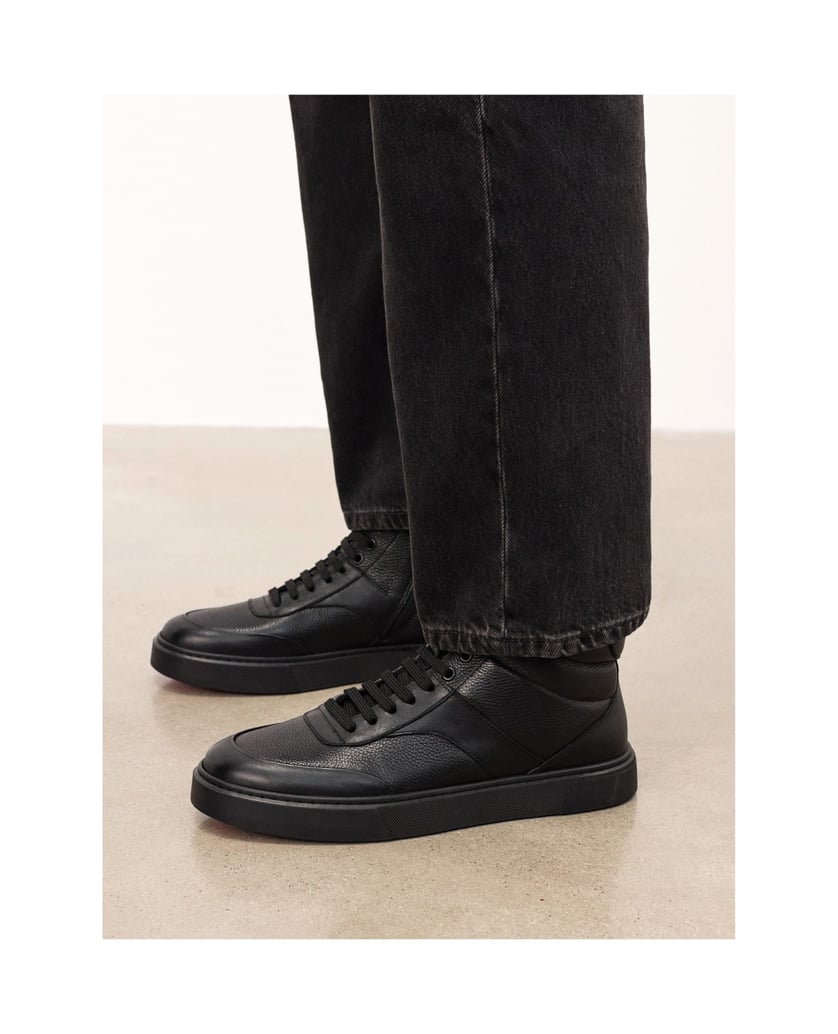 Kazar-Schwarze-Turnschuhe-mit-hohem-Schaft-schwarz