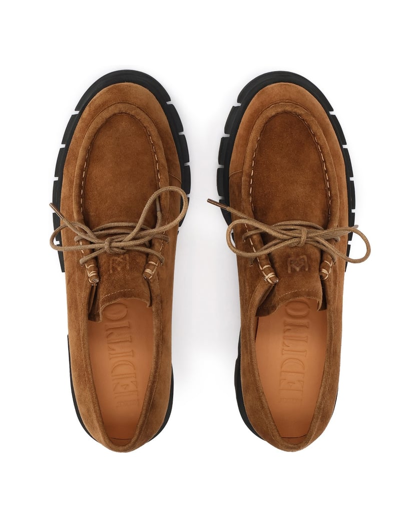 Kazar-Hellbraune-Schuhe-mit-kontrastierender-Sohle-camel
