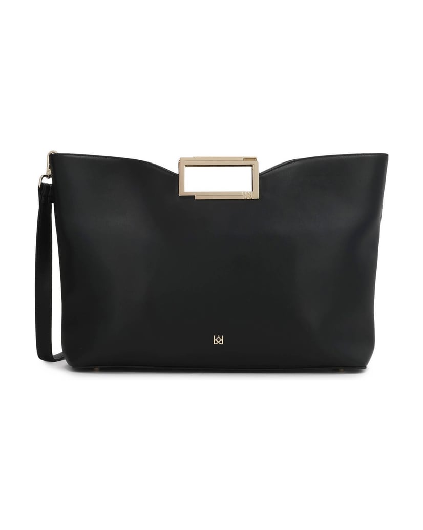 Kazar-Große-schwarze-Handtasche-mit-einer-regelmäßigen-Form-schwarz