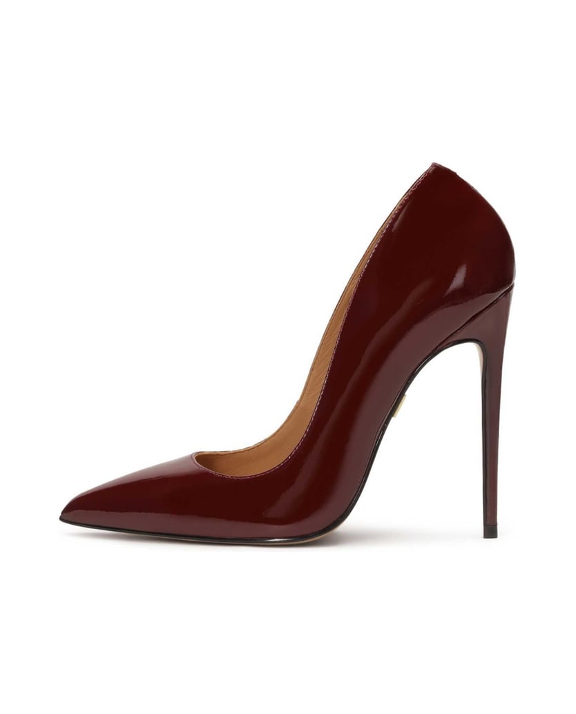 Kazar-Kastanienbraune-Pumps-aus-Lackleder-rot