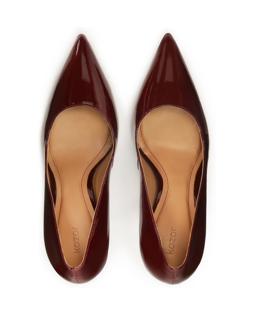 Kazar-Kastanienbraune-Pumps-aus-Lackleder-rot