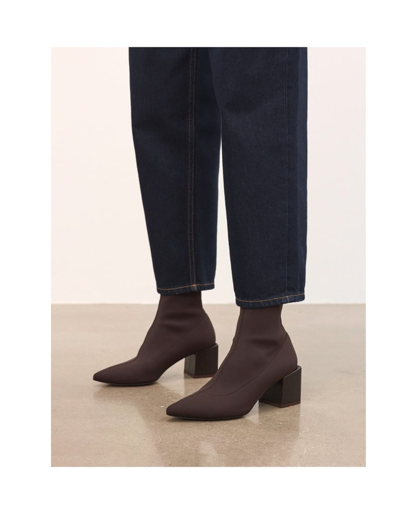 Kazar-Braune-Stiefel-mit-elastischem-Schaft-zum-Hineinschlüpfen-braun