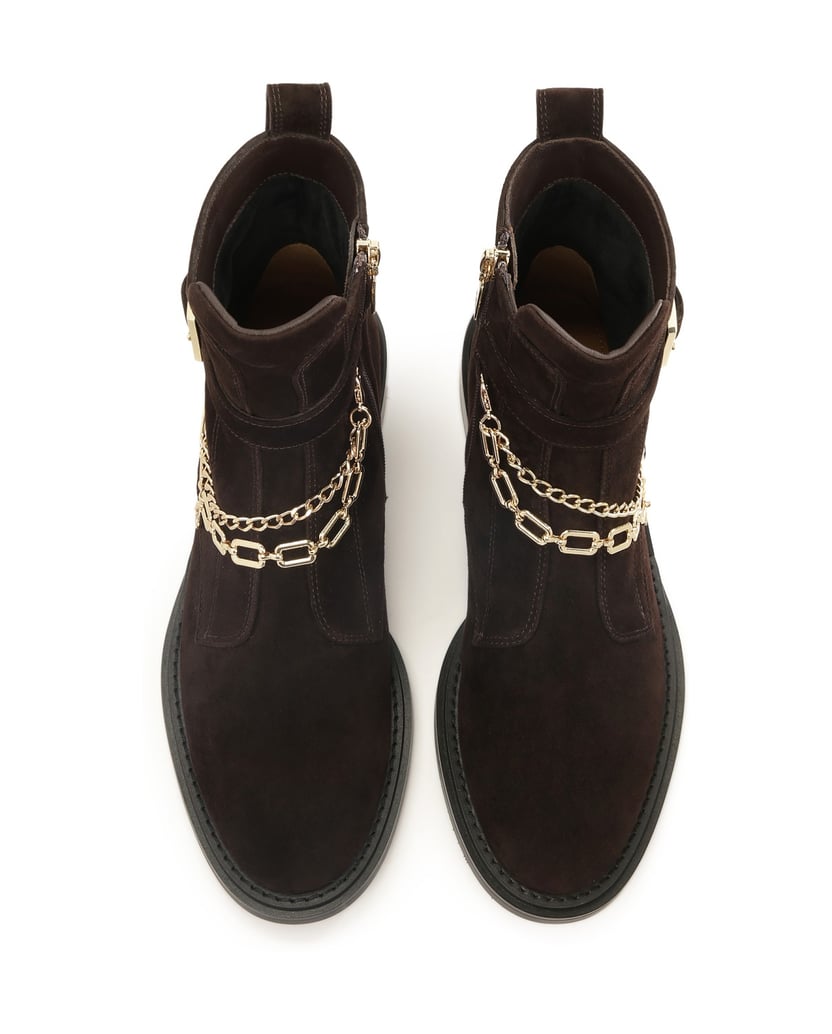 Kazar-Braune-Stiefel-mit-abnehmbaren-Ketten-braun
