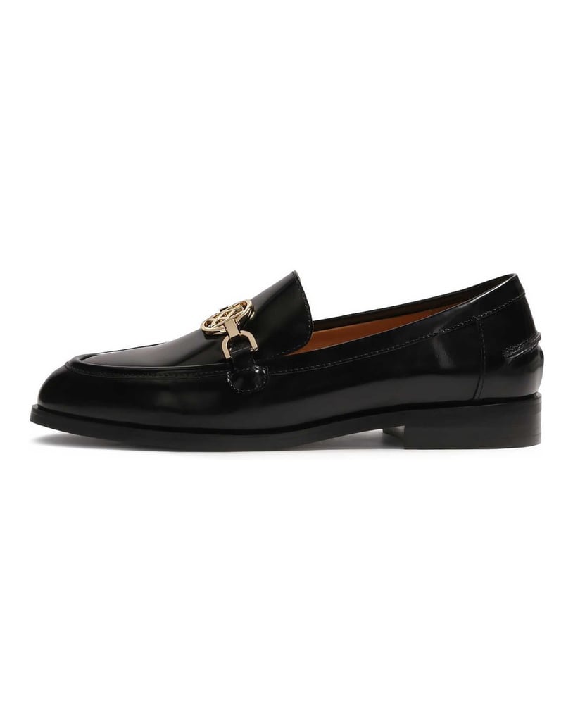 Kazar-Schwarze-Slipper-mit-Metallverzierung-schwarz