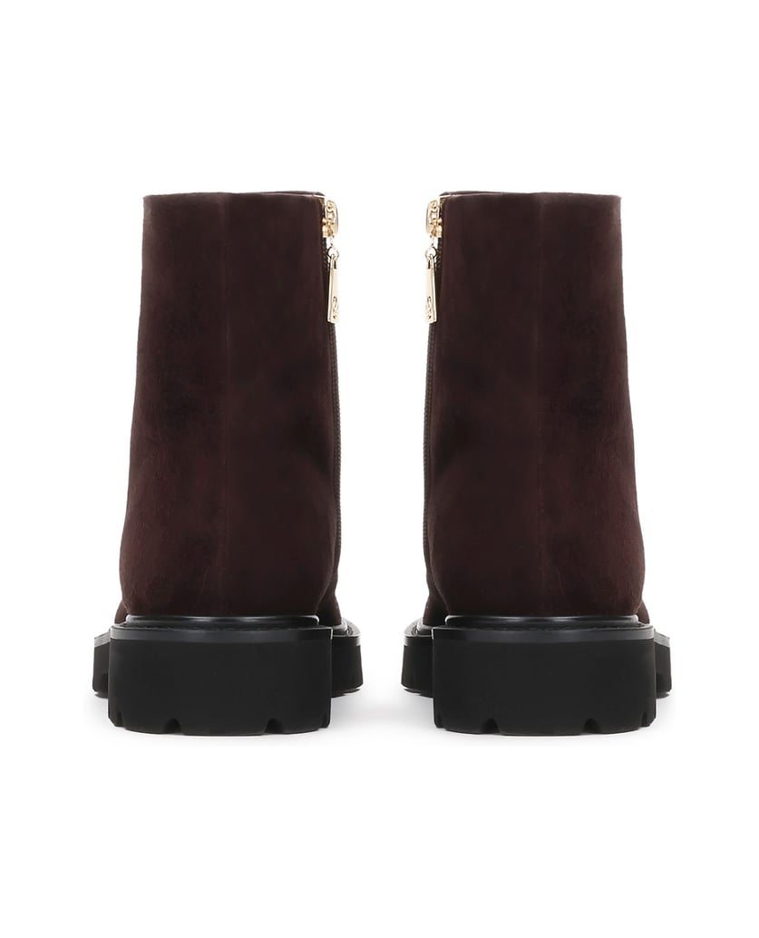Kazar-Braune-Wildlederstiefel-mit-Reißverschluss-braun