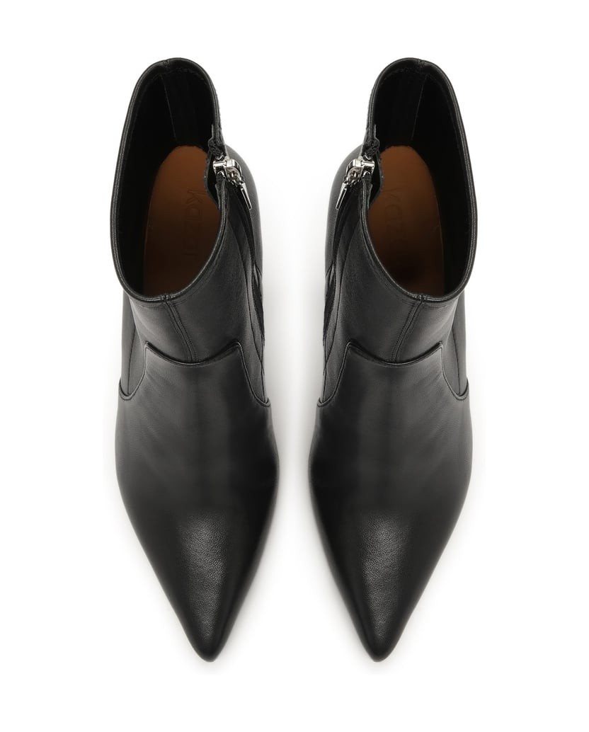 Kazar-Schlanke-Stiefel-mit-Absatz-und-spitzer-Nase-schwarz