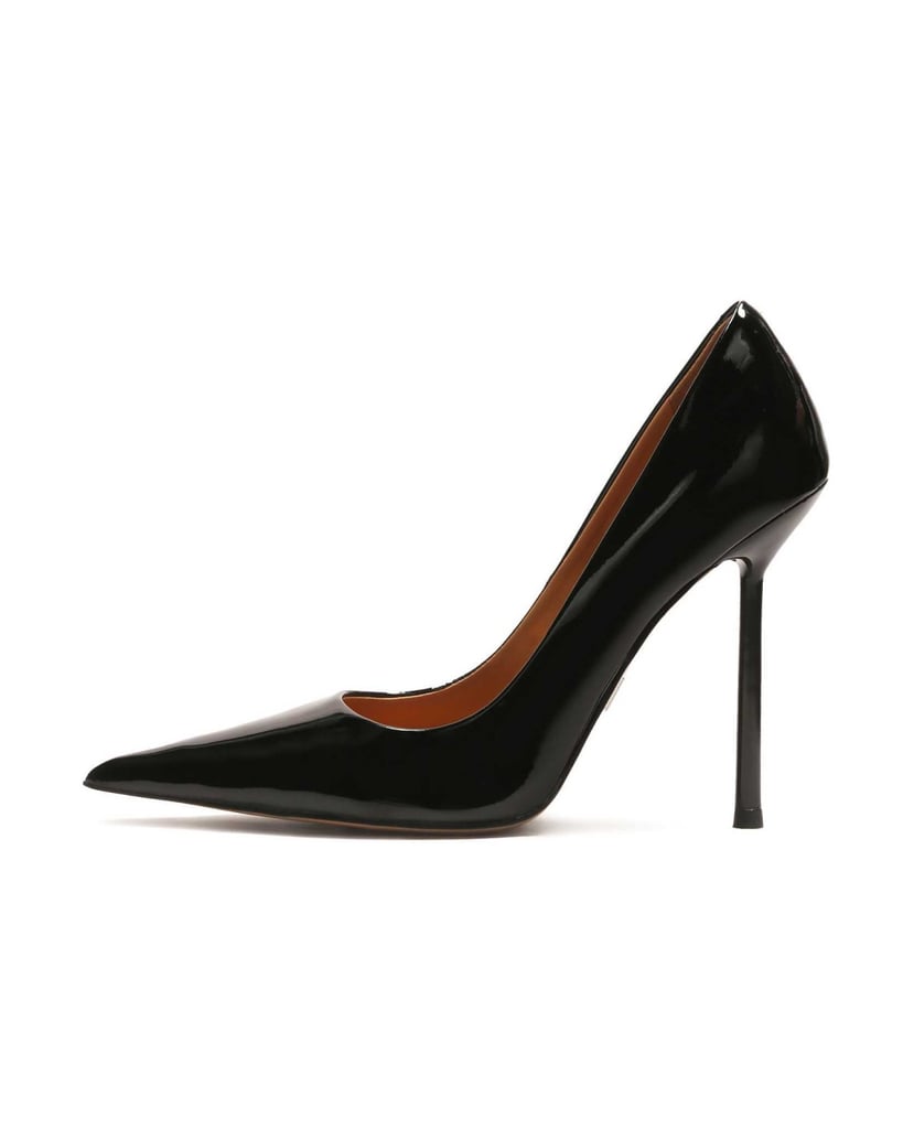 Kazar-Schwarze-Pumps-aus-Lackleder-mit-schlankem-Absatz-schwarz