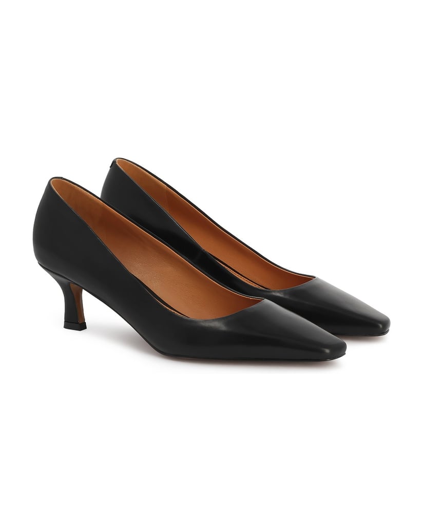 Kazar-Lederpumps-mit-klassischem-Schnitt-schwarz