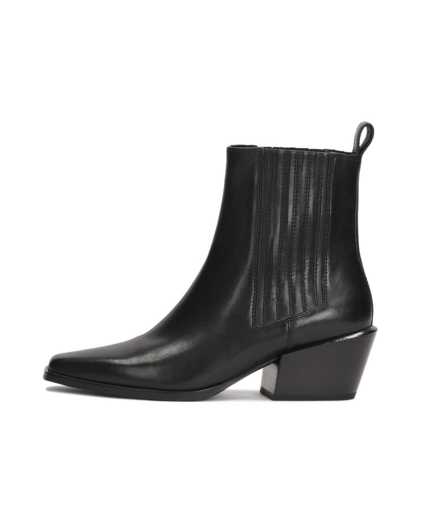 Kazar-Lederstiefel-mit-Gummibändern-schwarz