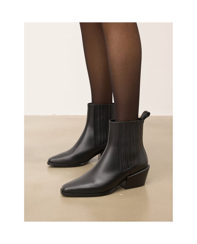 Kazar-Lederstiefel-mit-Gummibändern-schwarz