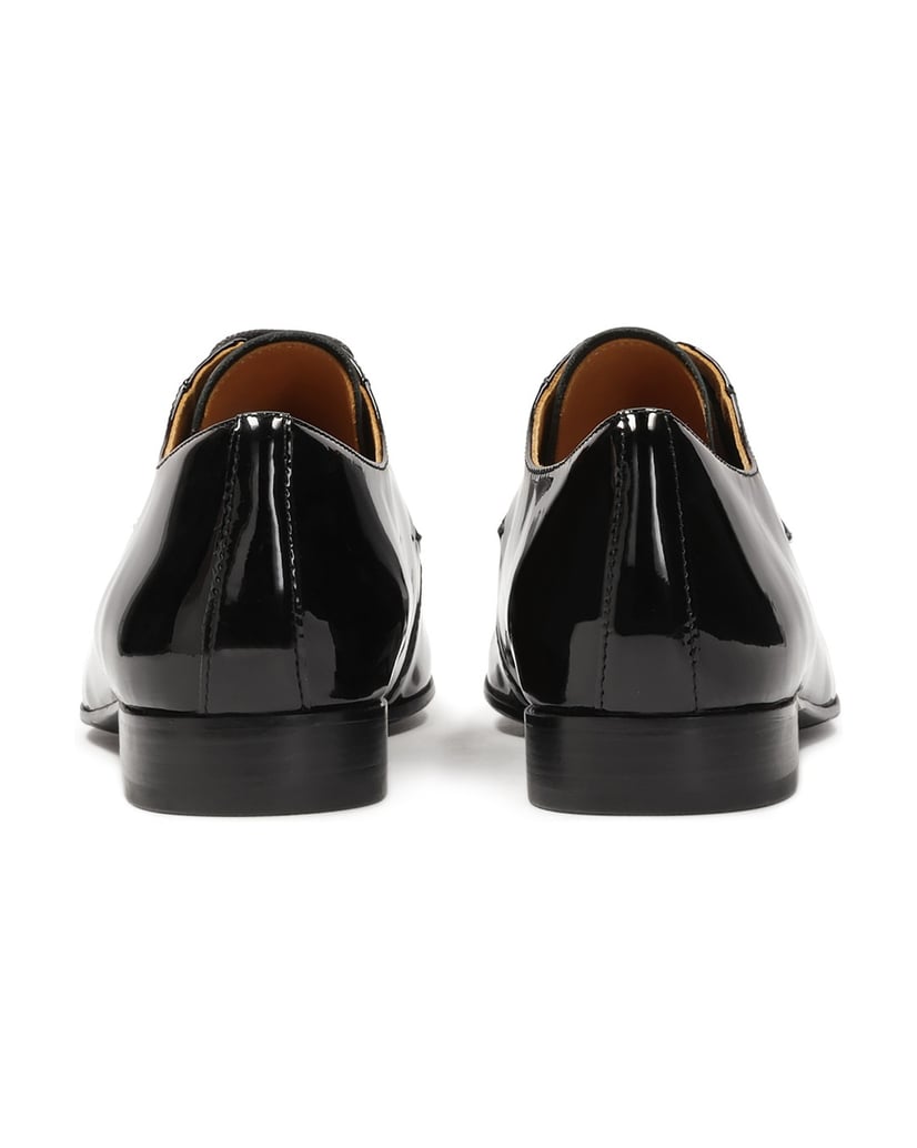 Kazar-Damen-Schnürschuhe-aus-Lackleder-schwarz