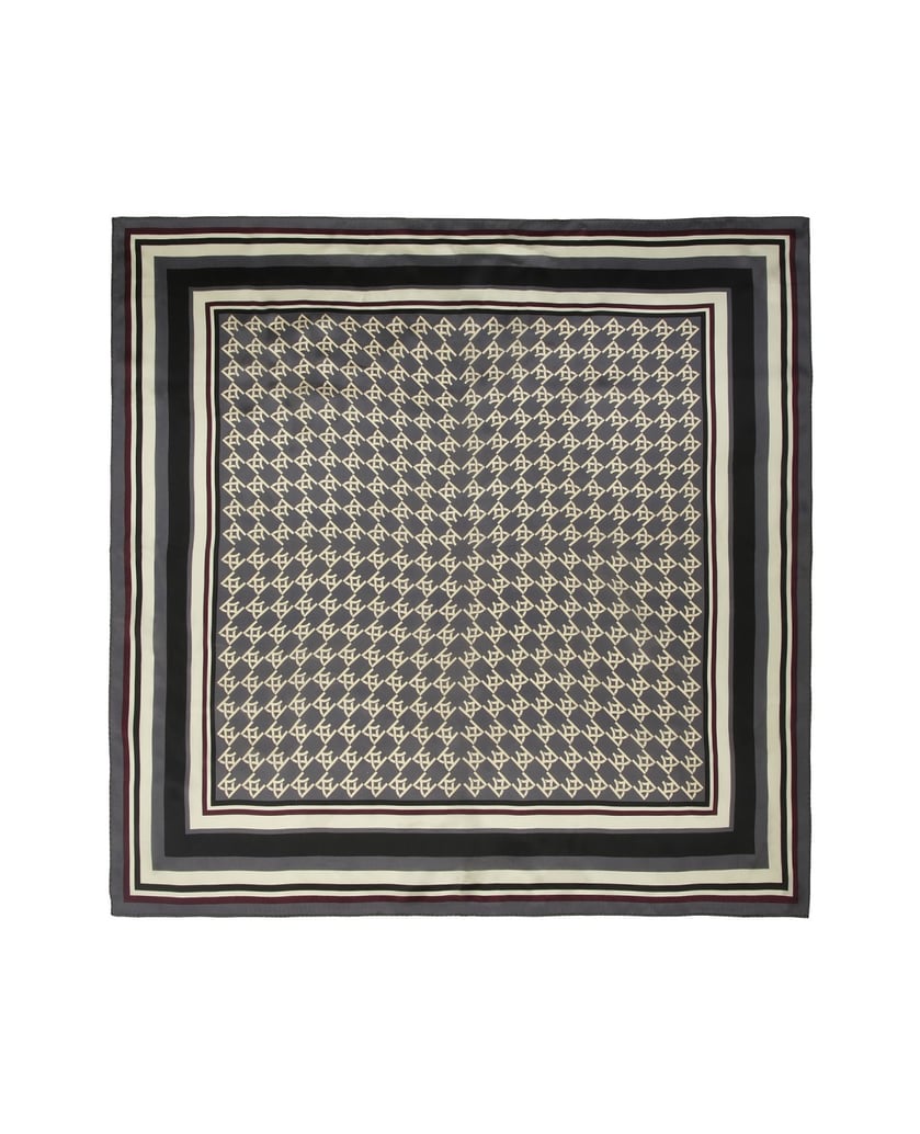 Kazar-KAZAR-Seidenschal-mit-Monogramm-multicolor