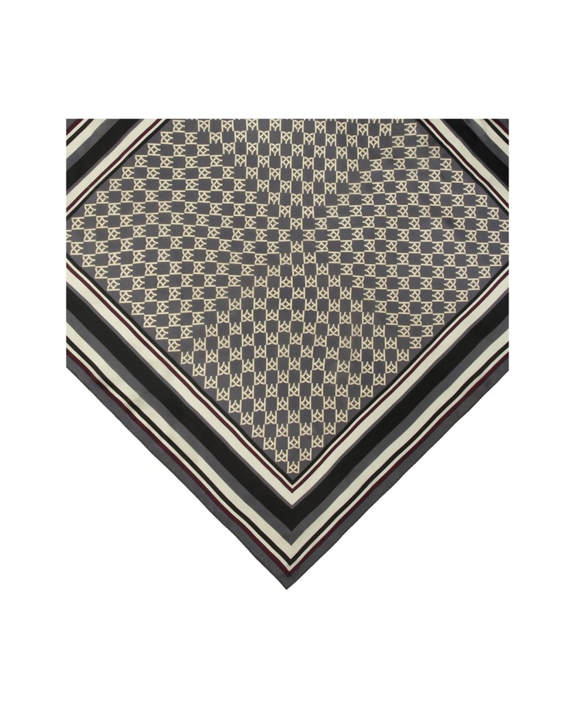 Kazar-KAZAR-Seidenschal-mit-Monogramm-multicolor