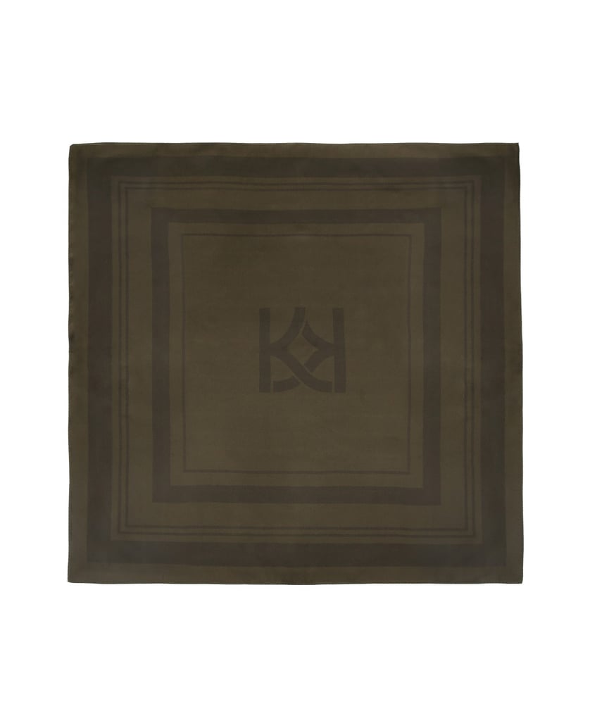 Kazar-Eleganter-Schal-in-quadratischer-Form-braun