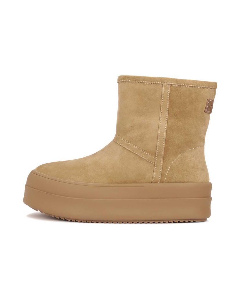Kazar-Isolierte-Schneestiefel-mit-dicker-Sohle-beige