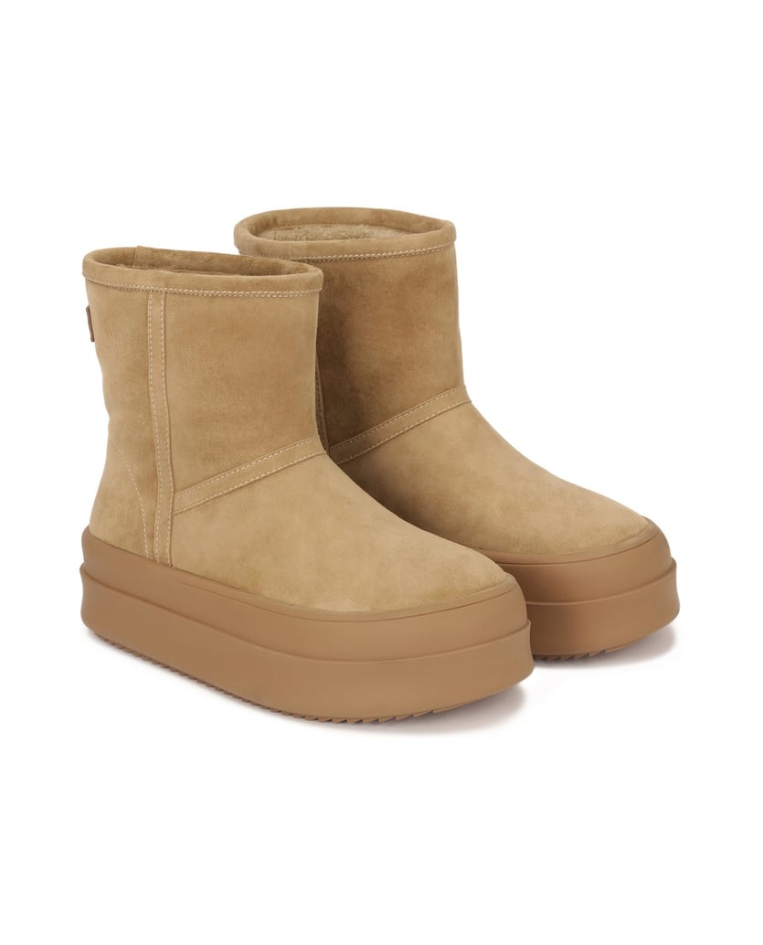Kazar-Isolierte-Schneestiefel-mit-dicker-Sohle-beige