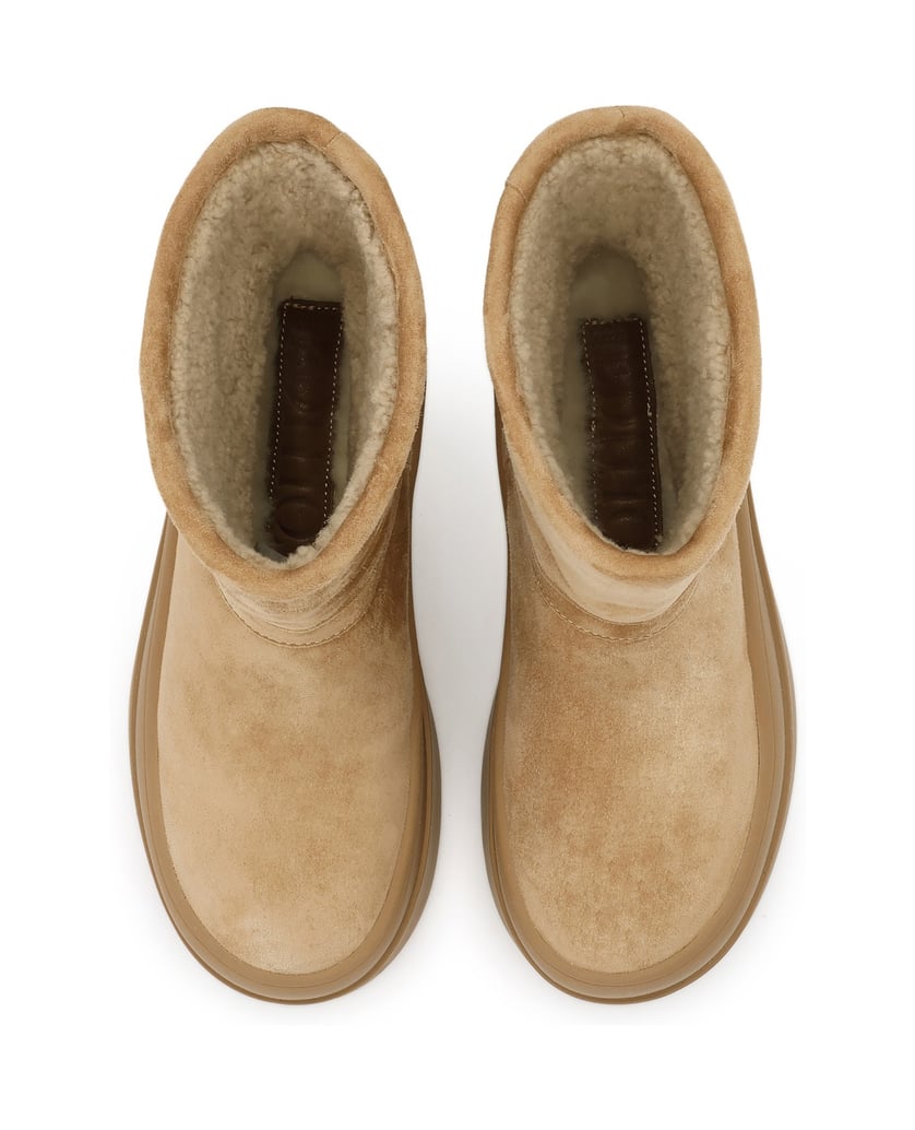 Kazar-Isolierte-Schneestiefel-mit-dicker-Sohle-beige