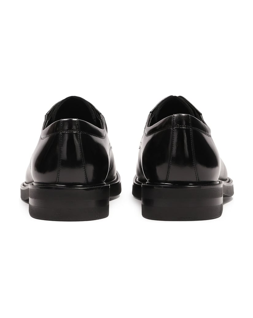 Kazar-Schwarze-Schuhe-mit-Ziernähten-schwarz