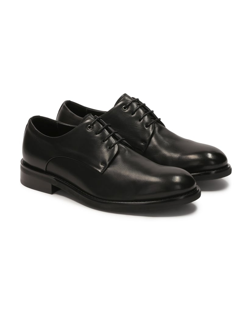 Kazar-Lässige-schwarze-Lederschuhe-schwarz