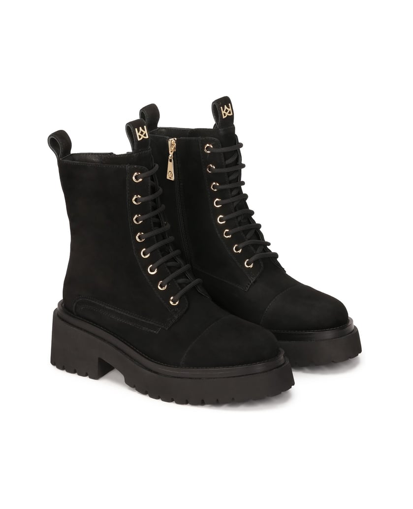Kazar-Wildleder-Stiefeletten-schwarz