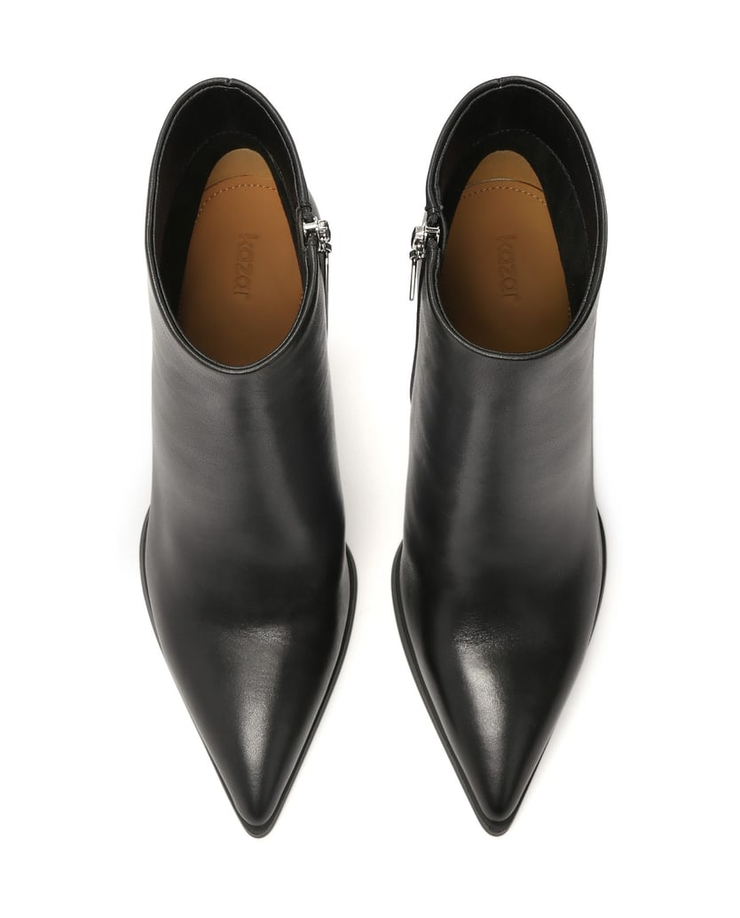 Kazar-Stöckelschuhe-aus-Leder-schwarz