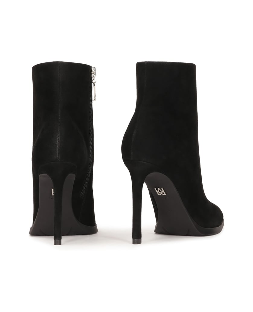 Kazar-Schwarze-hochhackige-Wildlederstiefel-schwarz