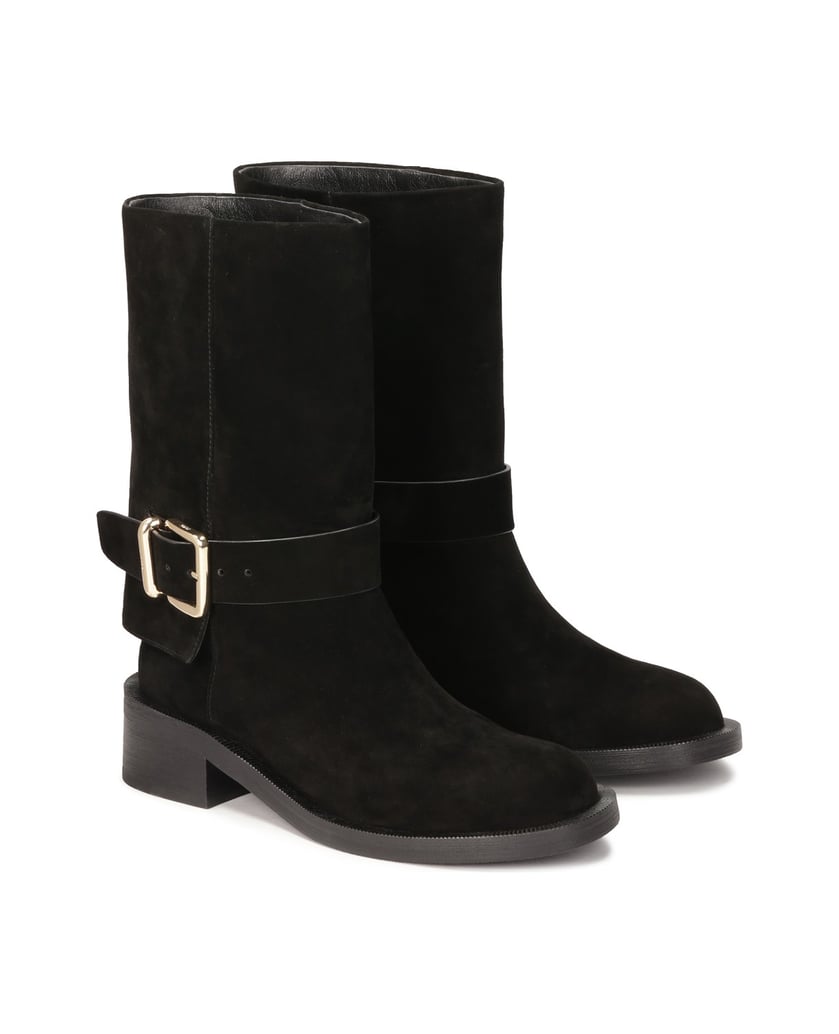 Kazar-Schwarze-Wildlederstiefel-vom-Typ-Offizier-schwarz