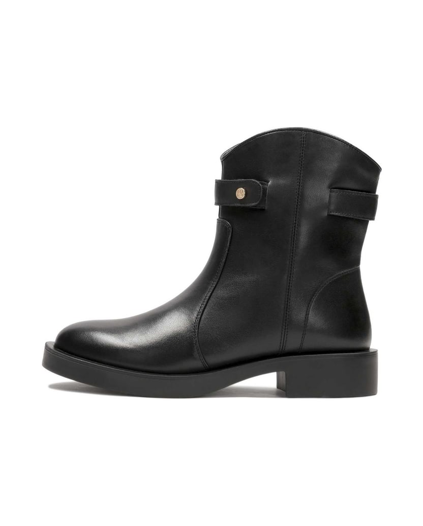 Kazar-Schwarze-Stiefel-mit-flacher-Sohle-schwarz