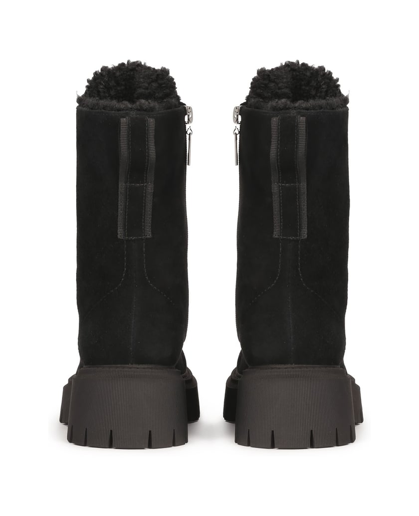 Kazar-Stiefel-mit-hohem-Schaft-aus-Wildleder-schwarz