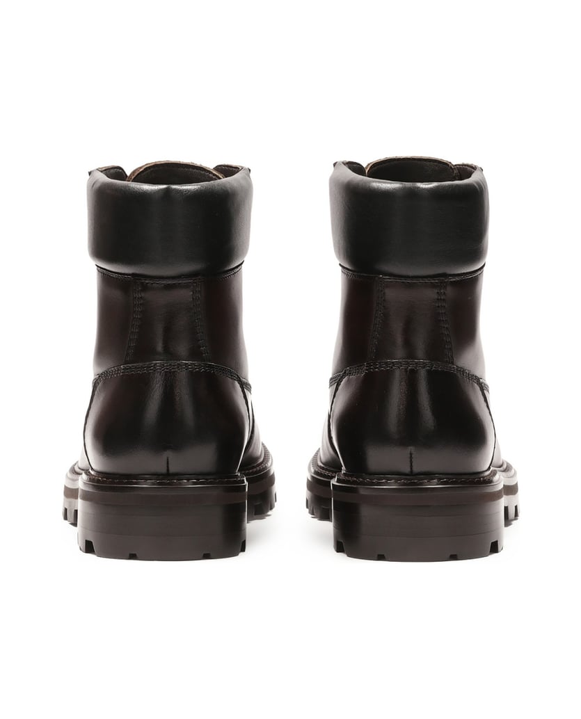 Kazar-Braune-Stiefel-auf-Treppensohle-braun