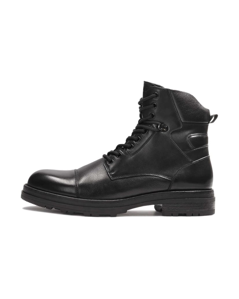 Kazar-Schnürstiefeletten-aus-Leder-schwarz