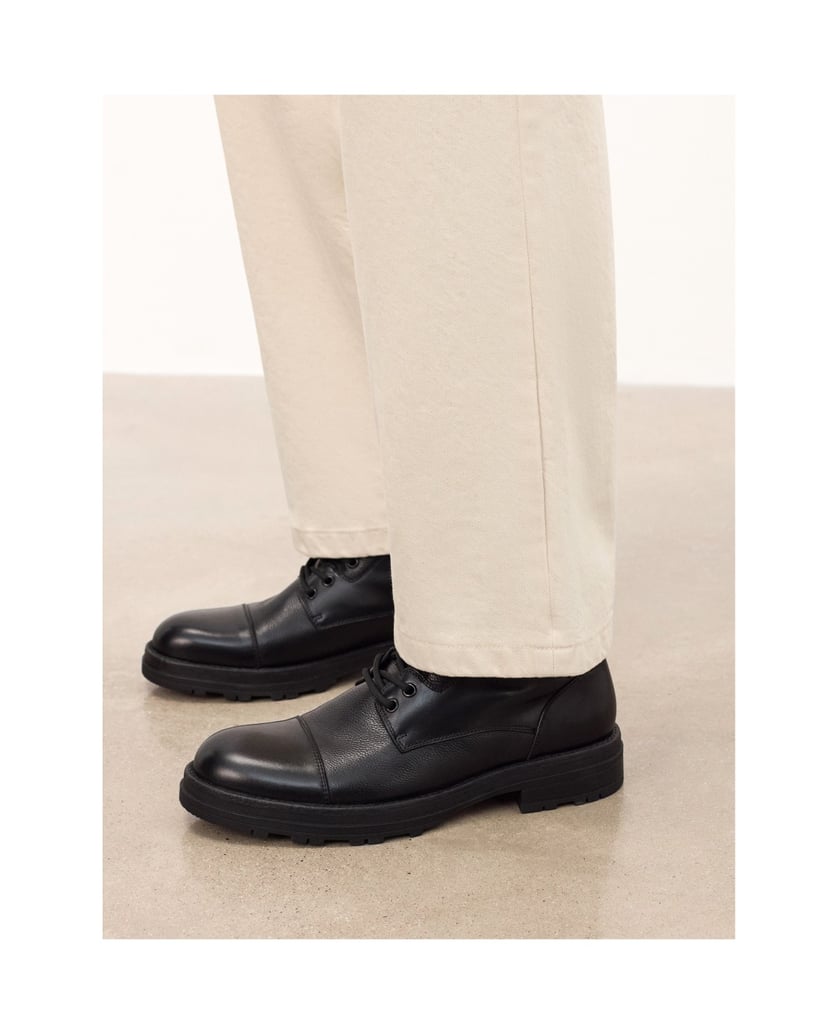 Kazar-Schnürstiefeletten-aus-Leder-schwarz