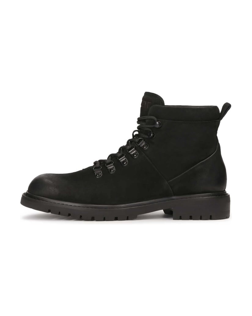 Kazar-Schnürstiefel-aus-schwarzem-Nubuk-schwarz