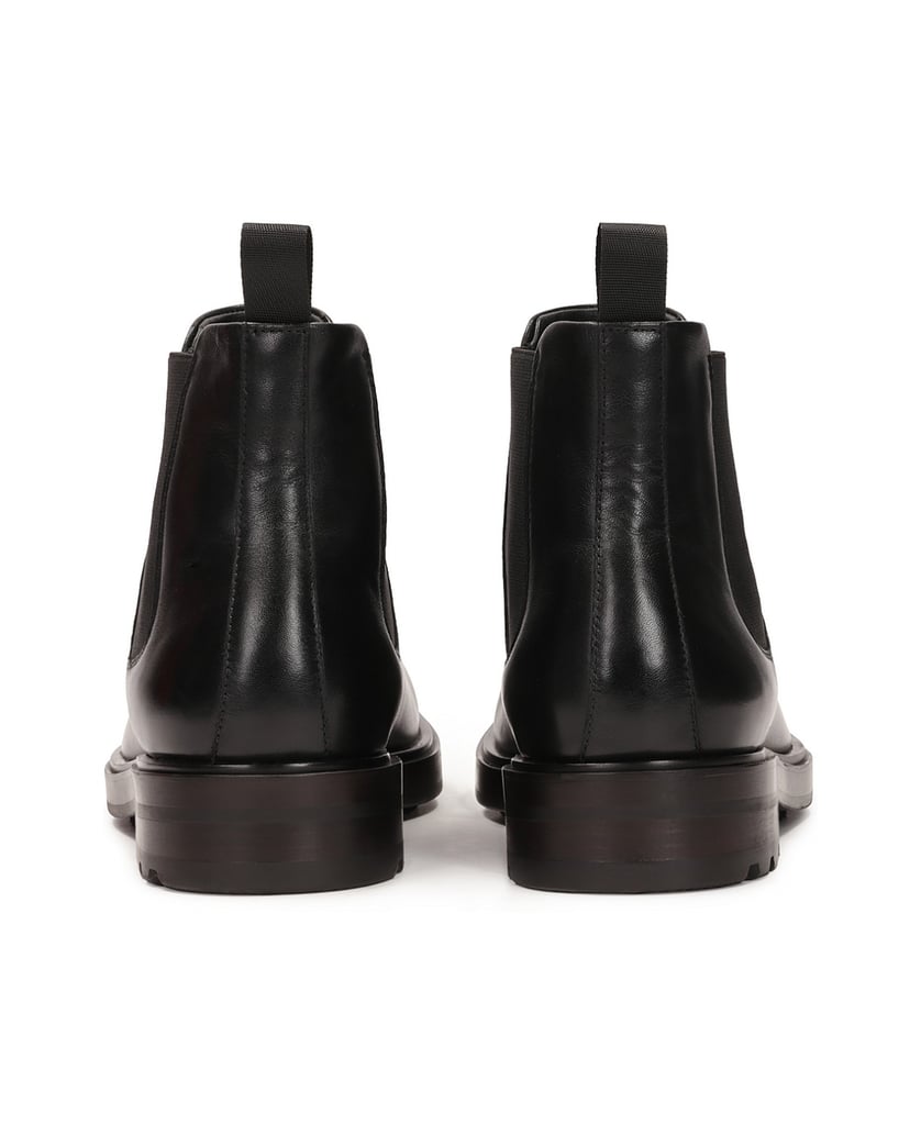 Kazar-Klassische-schwarze-Chelsea-Stiefel-aus-Leder-schwarz