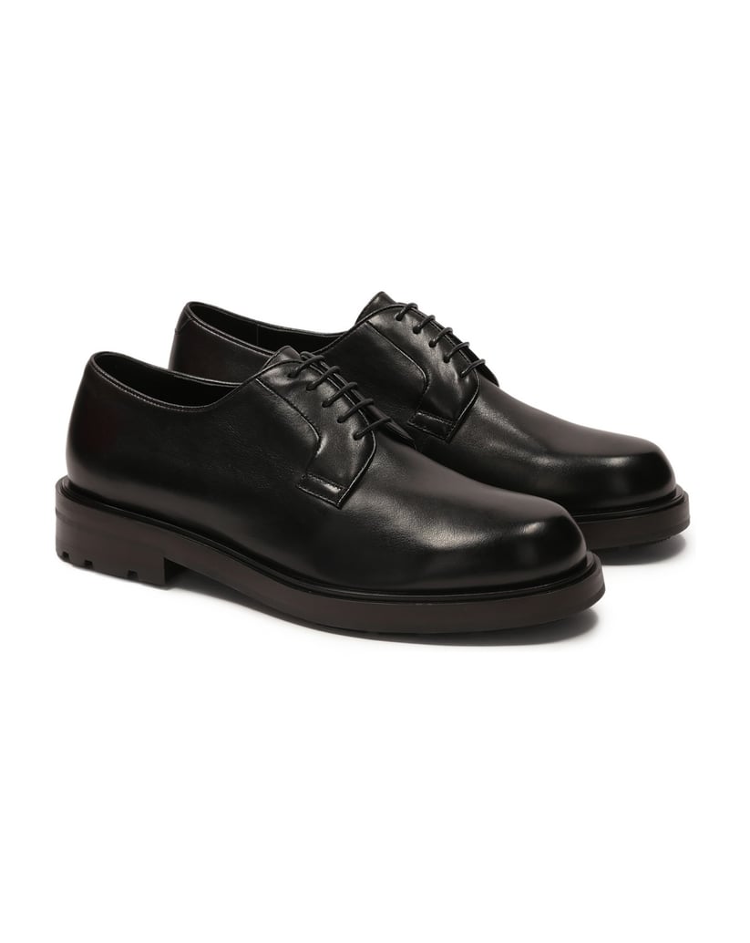 Kazar-Lässige-schwarze-Derby-Schuhe-schwarz