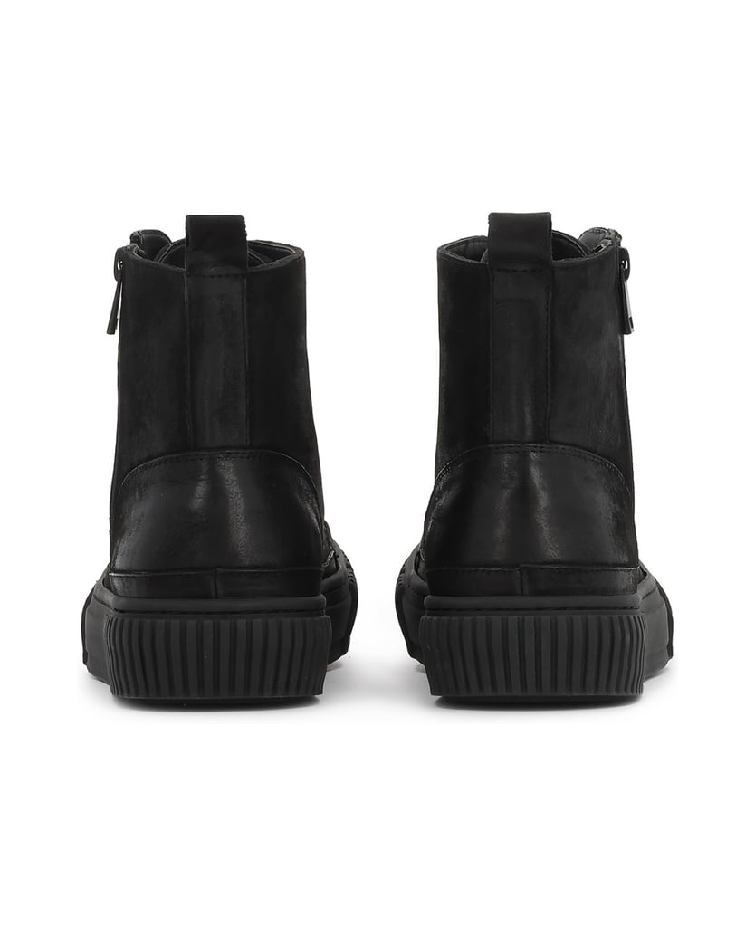 Kazar-Turnschuhe-aus-Nubuk-mit-hohem-Schaft-schwarz