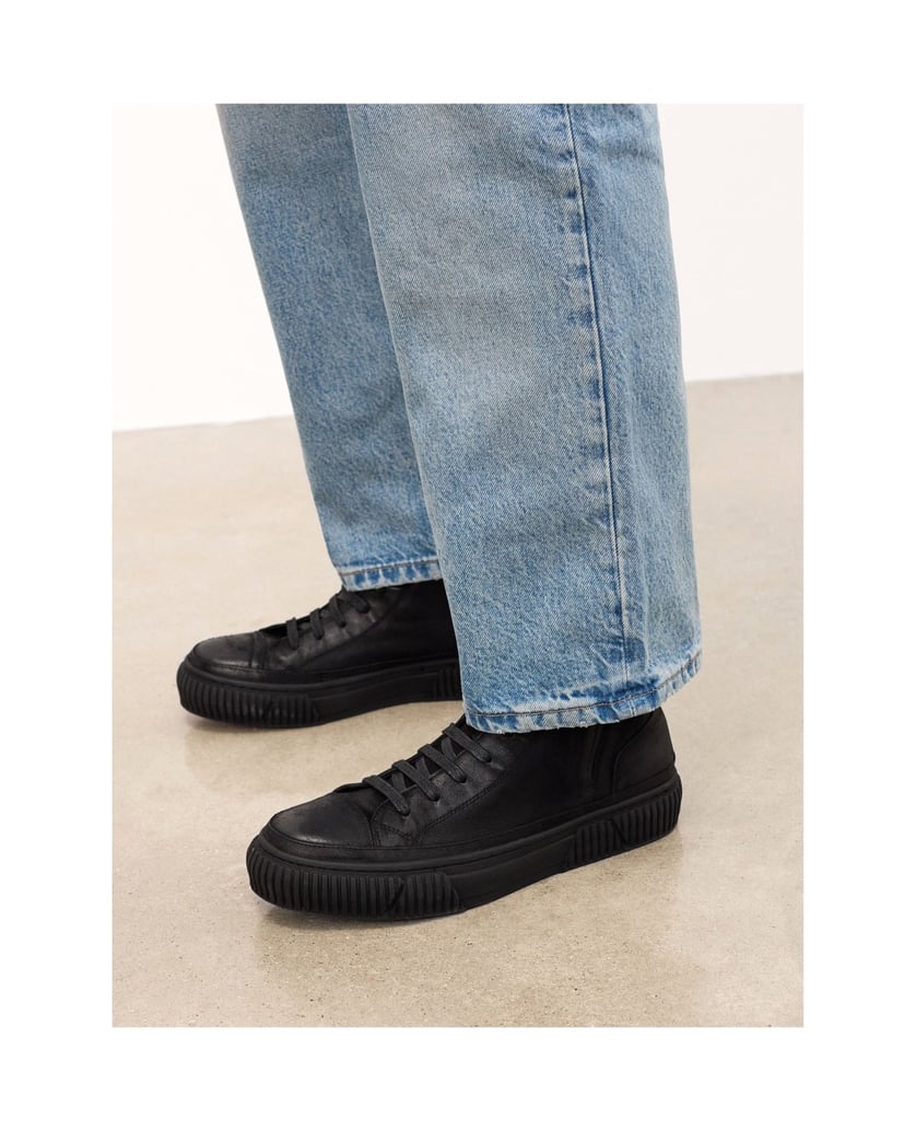 Kazar-Turnschuhe-aus-Nubuk-mit-hohem-Schaft-schwarz