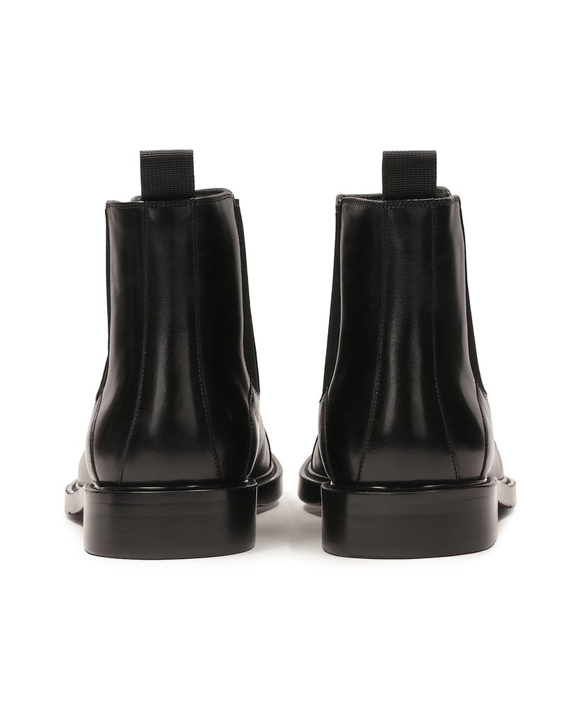 Kazar-Schwarze-Chelsea-Stiefel-aus-Leder-schwarz