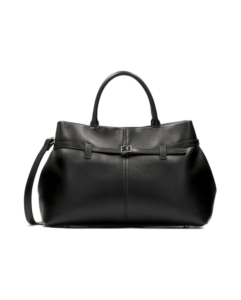 Kazar-Elegante-Lederhandtasche-schwarz