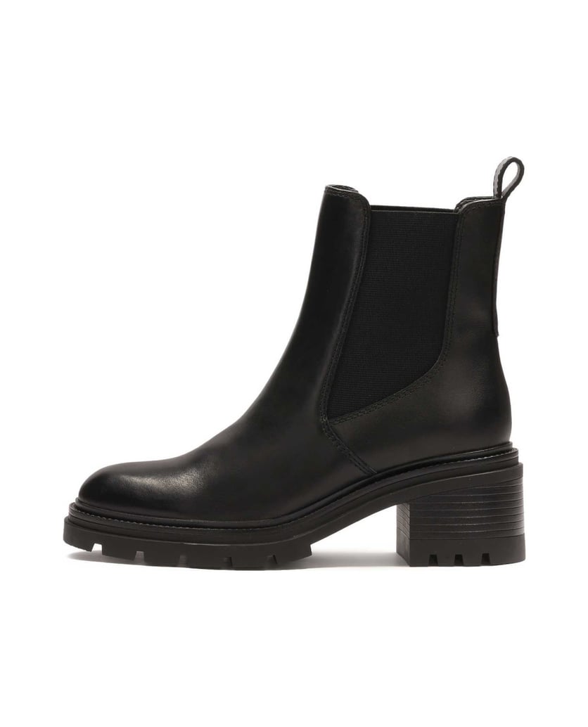 Kazar-Schwarze-Chelsea-Stiefel-mit-breiten-Absätzen-schwarz