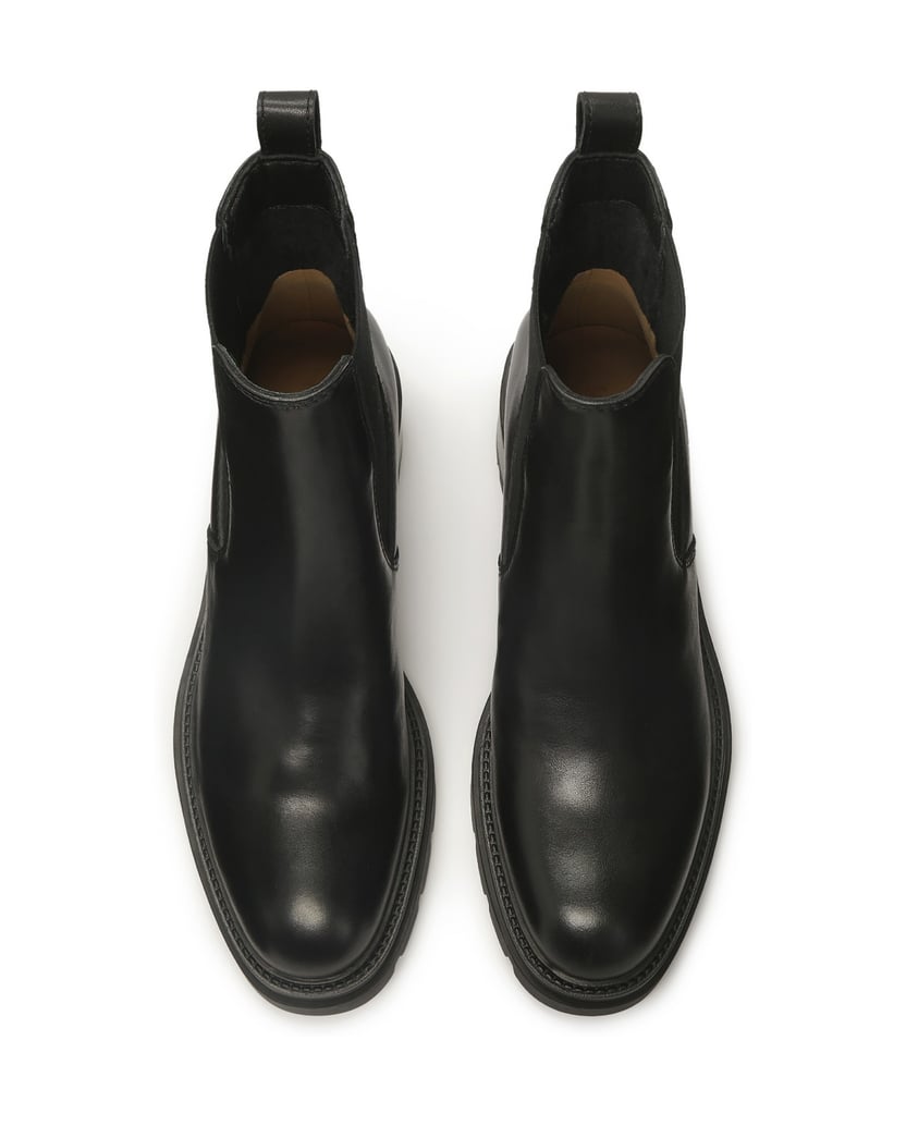 Kazar-Schwarze-Chelsea-Stiefel-mit-breiten-Absätzen-schwarz