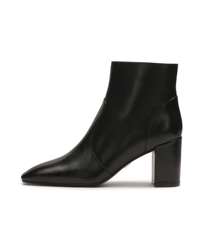 Kazar-Schwarze-Lederstiefel-mit-Blockabsatz-schwarz