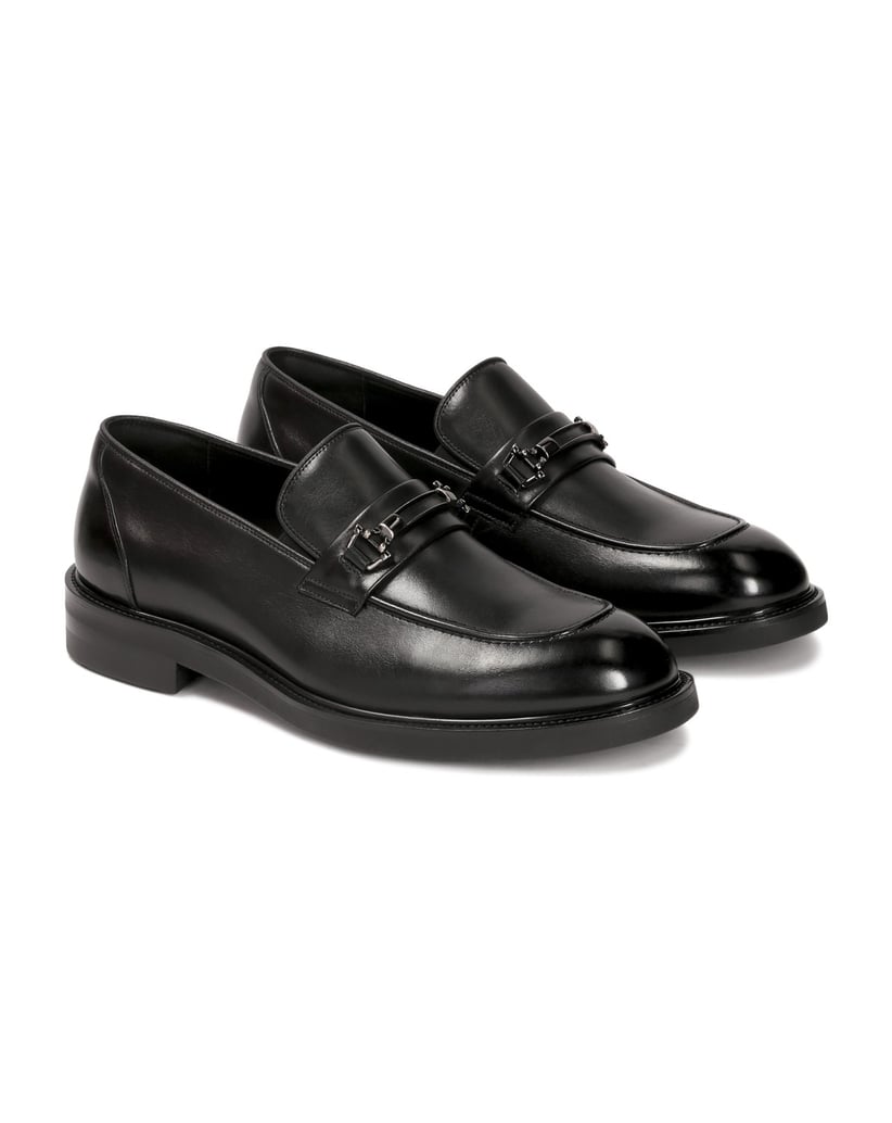 Kazar-Elegante-Leder-Slipper-mit-Schnalle-rot